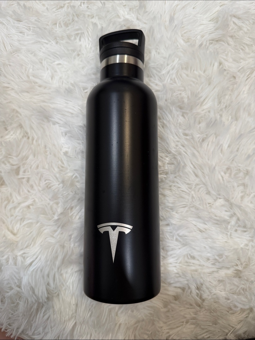 Tesla Matte Black 25oz Water Bottle